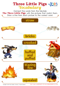 Little Red Riding Hood: Illustrations Worksheet